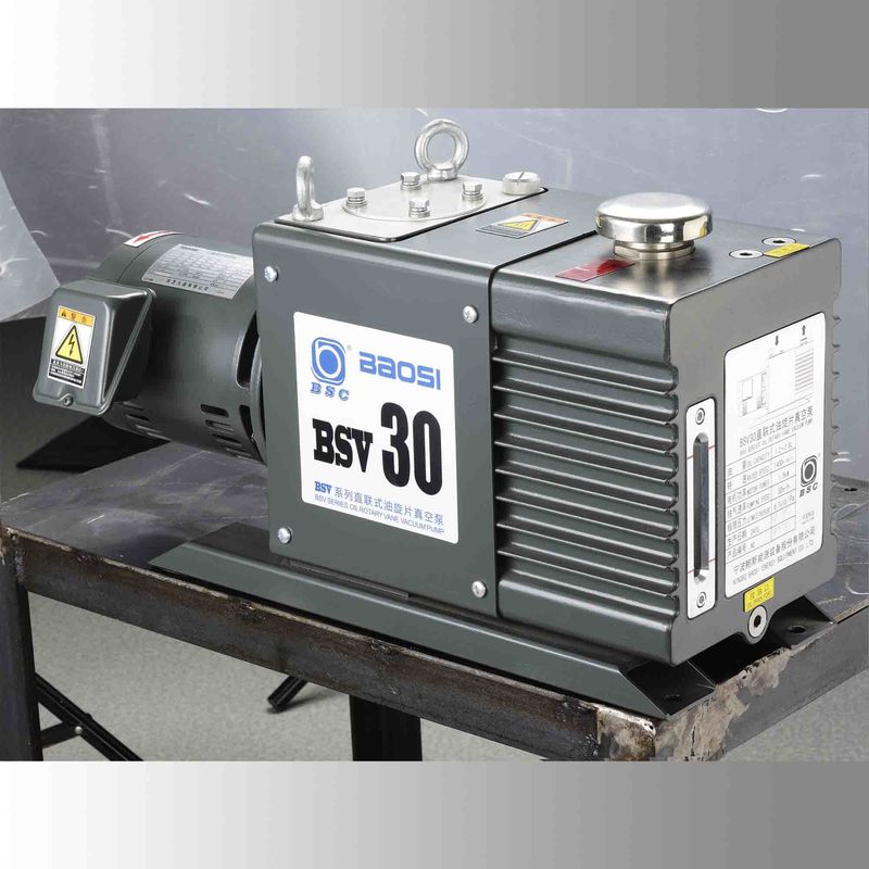 BSV30 Two Stage Rotary Vane Vacuum Pump 30m3/H Low Vacuum Range For Refrigerator
